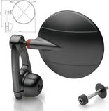 Rétroviseur End Mount Droite Spy-Arm Ø94.5 - Rizoma Compatible Avec Triumph Speed Triple 1050 R (2005-2013)