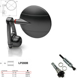 Mirror End Mount Left Universal Ø22(13>20) Spy-Arm Ø80 - Rizoma Compatible With Moto Guzzi