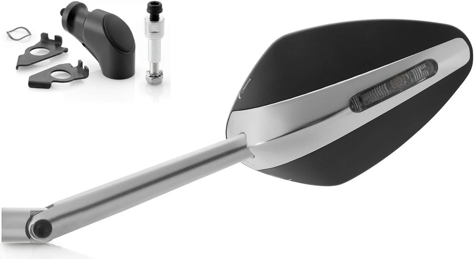 Rétroviseur Side Mount Gauche Veloce L Naked - Rizoma Compatible Avec Yamaha T-Max 530 (2012-2019)