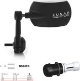 Rétroviseur End Mount Gauche Universal Ø24,5(21>23) Lunar - Rizoma Compatible Avec Honda