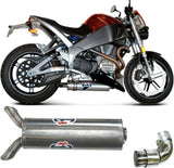 Échappement Sans Homologation Sonore Acier Inox - Termignoni Compatible Avec Buell Xb 12 Xt - S