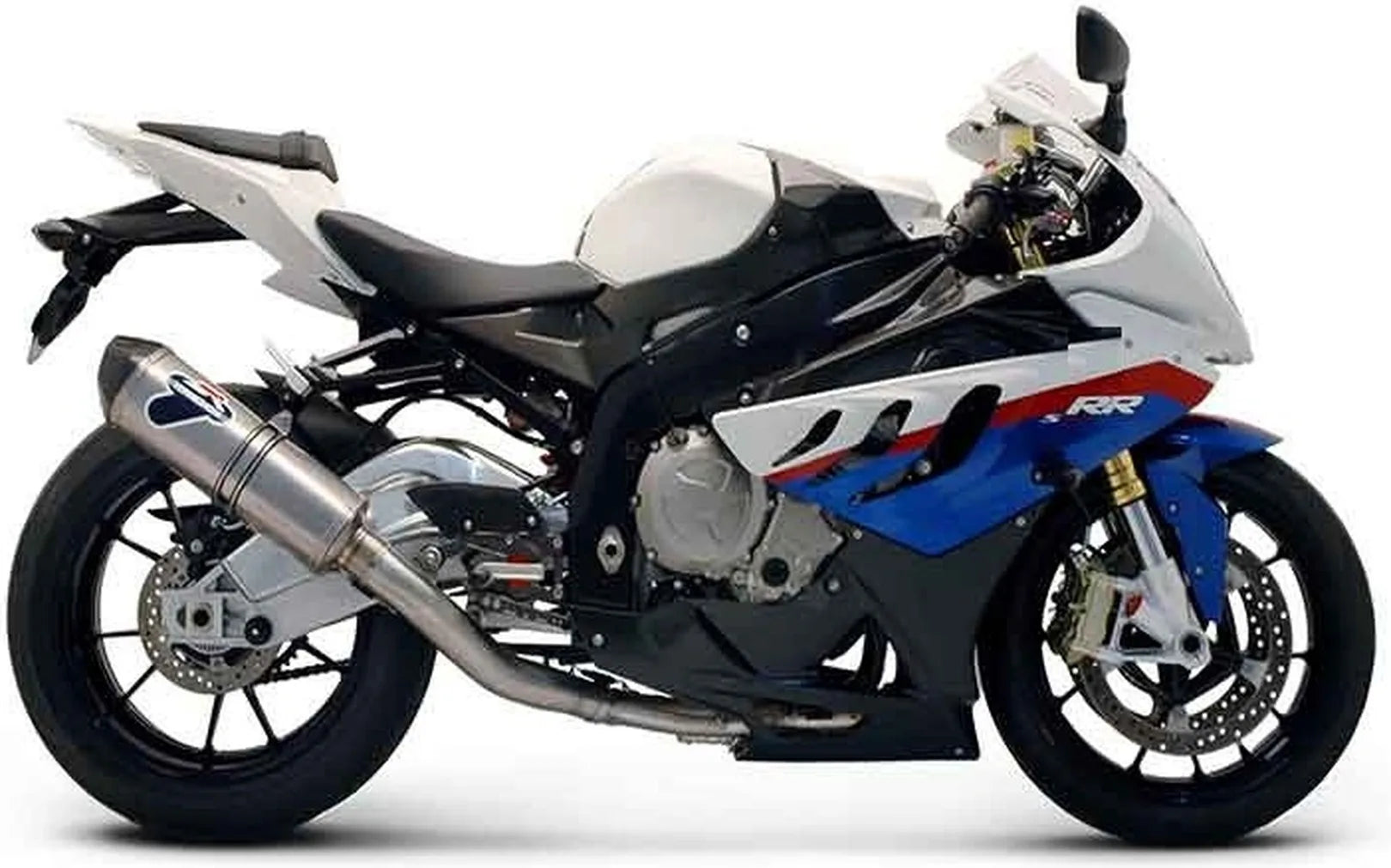 Système D'Échappement Complet Sans Homologation Acoustique Relevance Titanium Carbon Cap - Termignoni Compatible Avec Bmw S 1000 Rr (2010-2018)