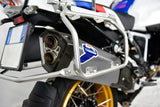 Système D'Échappement Homologué Au Niveau Sonore Titanium Carbon Cap - Termignoni Compatible Avec Bmw R 1250 Gs (2019-2021)