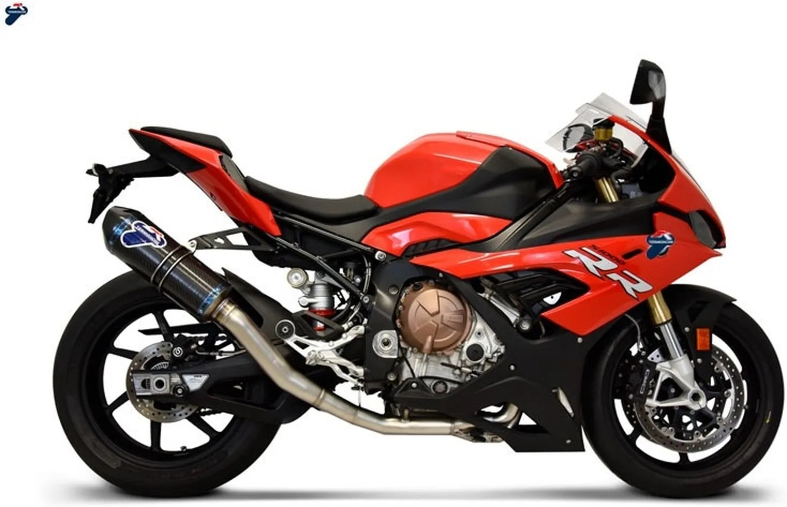 Système D'Échappement Complet Sans Homologation Acoustique Relevance Carbon T Carbon Cap - Termignoni Compatible Avec Bmw Hp 4 (2019-2020)
