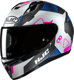 Casque Intégral Pour Moto Hjc C10 Advanced Polycarbonate Composite Mc28Sf Aspa Taille 08 M
