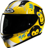 Casque Intégral Pour Moto Hjc C10 Advanced Polycarbonate Composite Mc3Sf Geti Taille 04 Xxxs