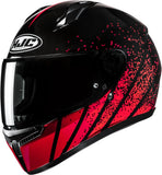 Casque Intégral Pour Moto Hjc C10 Advanced Polycarbonate Composite Mc1 Haven Taille 09 L