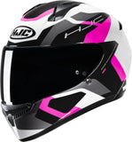 Casque Intégral Pour Moto Hjc C10 Advanced Polycarbonate Composite Mc8 Tins Taille 08 M