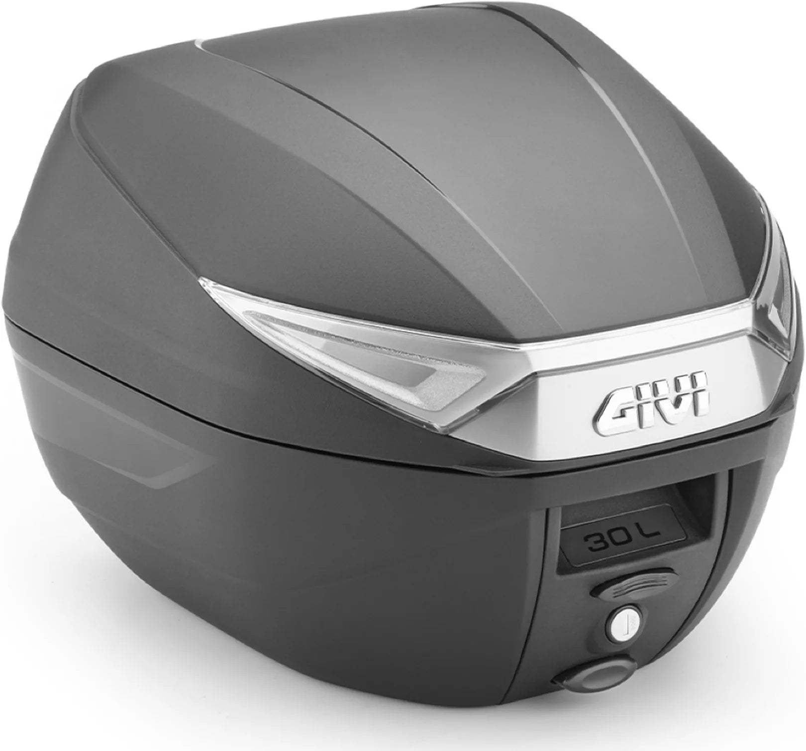 Top Case Monolock Noir Tech 30 Lt C30Nt Technopolymères - Givi Compatible Avec Ktm 390 Duke (2017-2023)