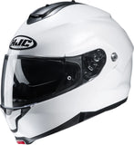 Casque Modulable Pour Moto Hjc C91N Advanced Polycarbonate Composite Blanc Perlé Taille 08 M