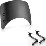 Aluminium Saute-Vent Court - Rizoma Compatible Avec Triumph Thruxton 1200 R (2016-2020)