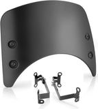 Aluminium Saute-Vent Court - Rizoma Compatible Avec Bmw R Nine T 1200 (2014-2020)