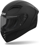 Casque Intégral Pour Moto Airoh Connor - Cn11 Thermoplastic Hrt Noir Mat Color Taille Xl