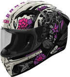 Casque Intégral Pour Moto Airoh Connor - Cnbl17 Thermoplastic Hrt Gloss Bloom Taille S