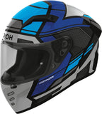Casque Intégral Pour Moto Airoh Connor - Cne18 Thermoplastic Hrt Bleu Gloss Ego Taille Xl