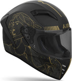 Casque Intégral Pour Moto Airoh Connor - Cntit35 Thermoplastic Hrt Titane Mat Taille S