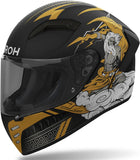 Casque Intégral Pour Moto Airoh Connor - Cnz35 Thermoplastic Hrt Mat Zeus Taille S