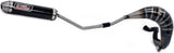 Complete Non-Catalytic Exhaust System With Sound Certification Enduro 2T Carbon - Giannelli Compatible With Hm Cre 50 Six (2006)