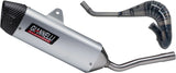 Système D'Échappement Complet Sans Catalyseur Et Homologué Au Niveau Sonore Sonic Aluminium - Giannelli Compatible Avec Beta Rr 50 Motard Track (2021)