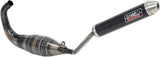 Complete Non-Catalytic Exhaust System With Sound Certification Street 2T Carbon - Giannelli Compatible With Yamaha Tzr 50 (2000-2003)