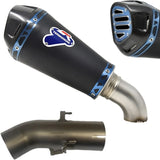 Échappement Sans Homologation Sonore Relevance Titanium Heb Noir Carbon Cap - Termignoni Compatible Avec Yamaha Yzf-R3 (2015-2020)