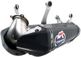 Double Sortie D'Échappement Sans Homologation Acoustique Carbon T - Termignoni Compatible Avec Ducati Panigale 1299 (2012-2018)