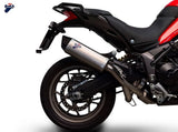 Échappement Sans Homologation Sonore Force Titanium Aluminium Cap - Termignoni Compatible Avec Ducati Multistrada 950 (2016-2019)