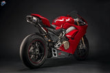 Système D'Échappement Complet Sans Homologation Acoustique 4 Uscite Full Titanium Carbon Cap - Termignoni Compatible Avec Ducati Panigale V4 (2018-2021)