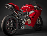 Système D'Échappement Complet Sans Homologation Acoustique 4 Uscite Titanium Carbon Cap - Termignoni Compatible Avec Ducati Panigale V4 S (2018-2023)