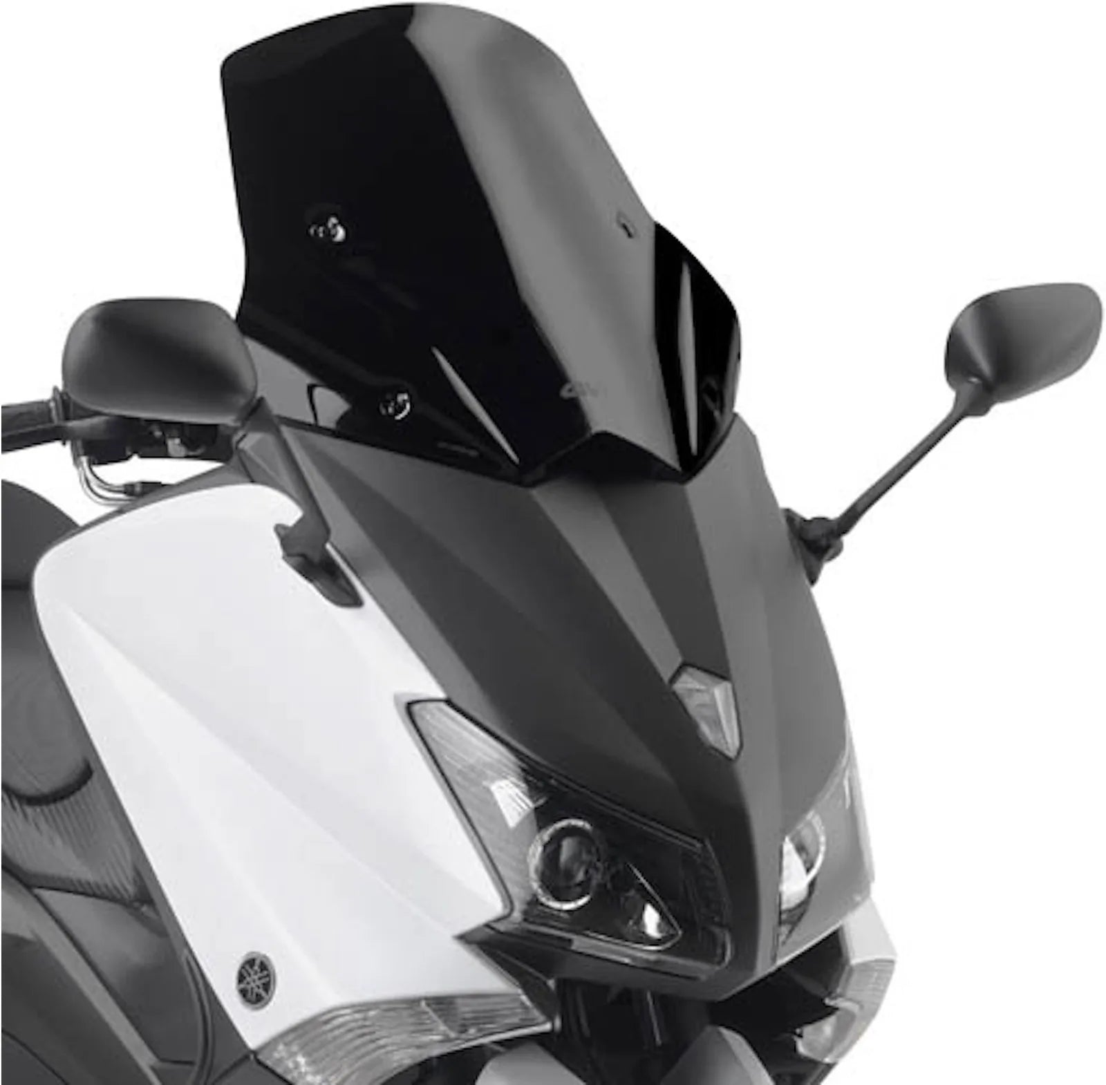 Pare-Brise Basse Sportive Noir - Givi Compatible Avec Yamaha T-Max 530 (2012-2016)