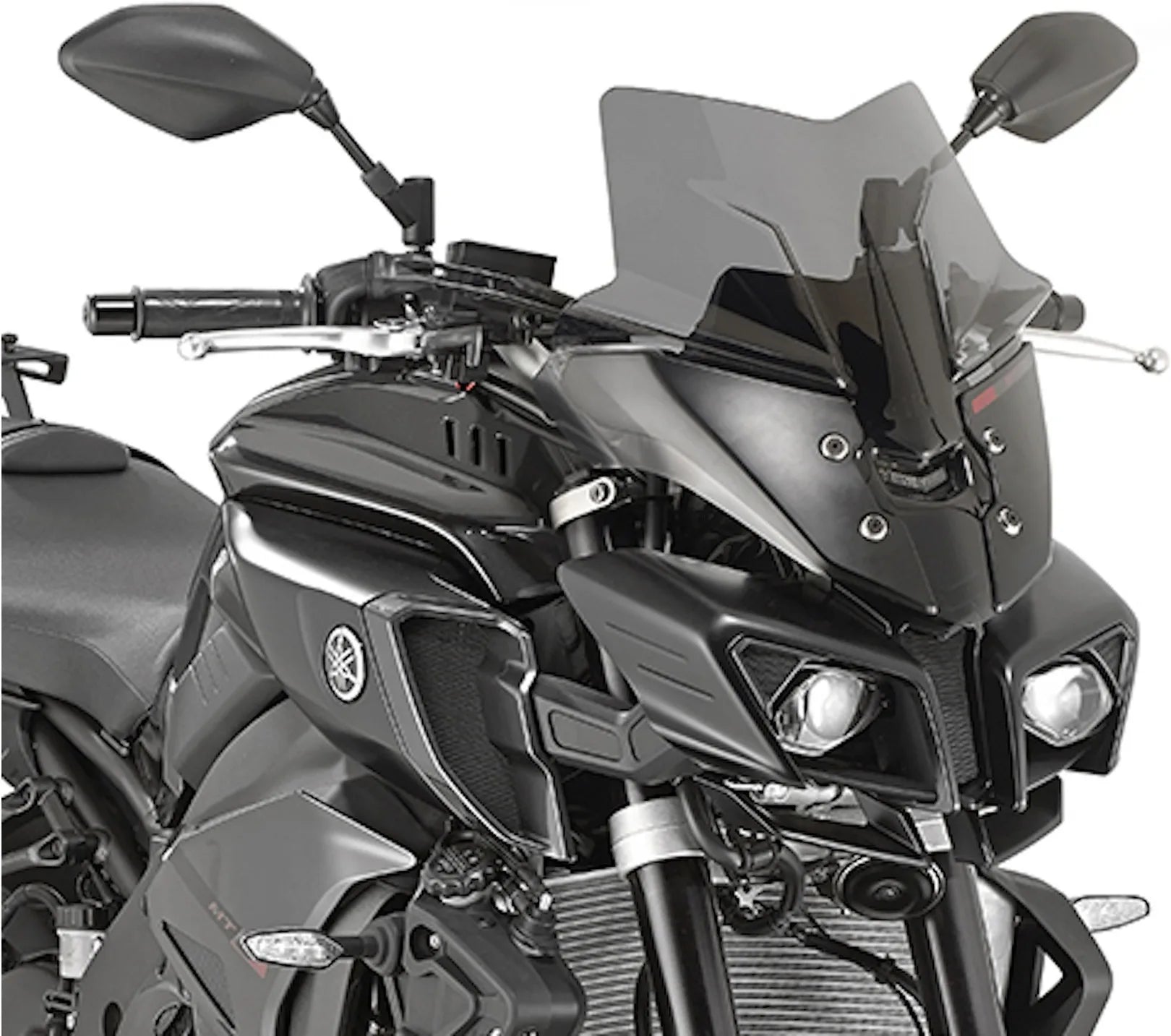 Bulle Basse Sportive Fumée - Givi Compatible Avec Yamaha Mt-10 (2016-2021)