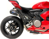 Système D'Échappement Complet Sans Homologation Acoustique Sbk Replica Full Titanium Noir Carbon Cap - Termignoni Compatible Avec Ducati Streetfighter V2 (2021-2023)
