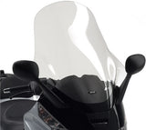 Transparent Wind-Screen - Givi Compatible With Piaggio X8 250 - 400 (2004-2010)