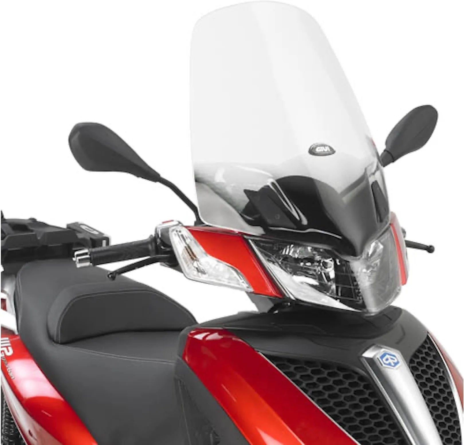 Pare-Brise Incolore - Givi Compatible Avec Piaggio Mp3 125 - 300 Yourban (2011-2018)