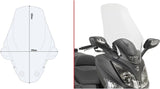Pare-Brise Incolore - Givi Compatible Avec Sym Joymax 300 I (2012-2019)