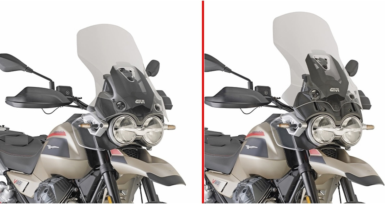 Bulle Incolore - Givi Compatible Avec Moto Guzzi V85 Tt (2024)