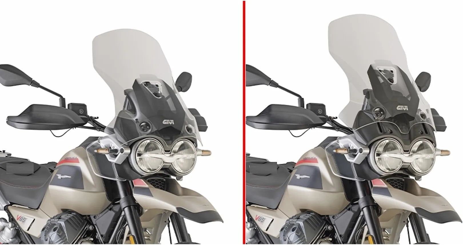 Bulle Incolore - Givi Compatible Avec Moto Guzzi V85 Tt (2024)