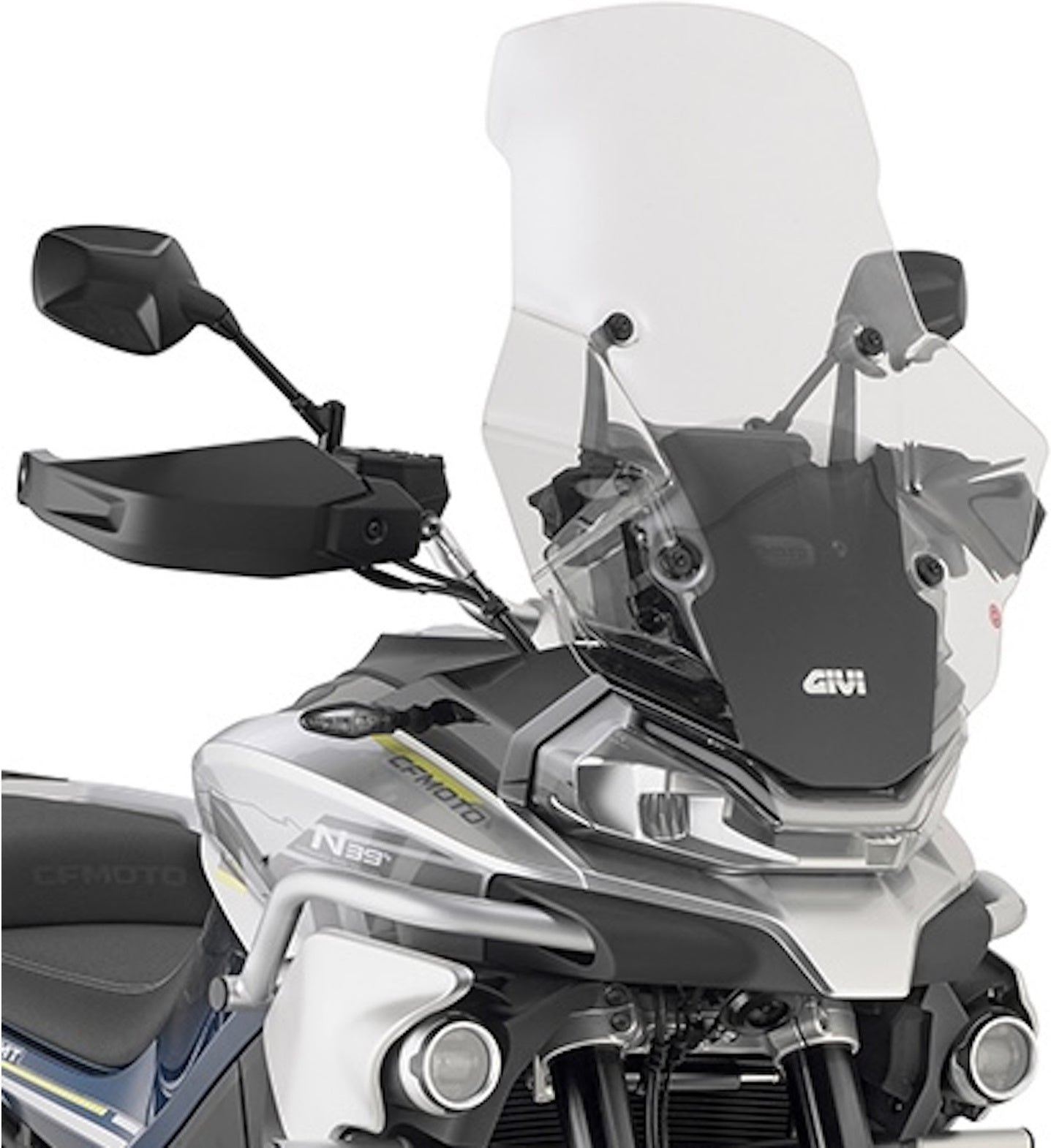 Transparent Wind-Screen - Givi Compatible With Cfmoto 800 Mt (2022-2024)