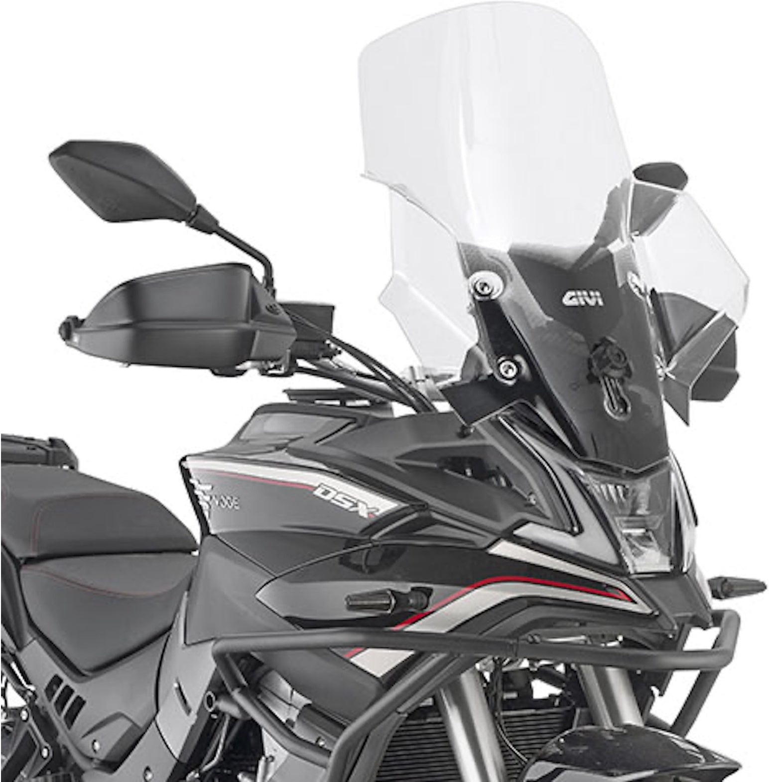 Transparent Wind-Screen - Givi Compatible With Voge Valico 650 Ds (2021-2024)