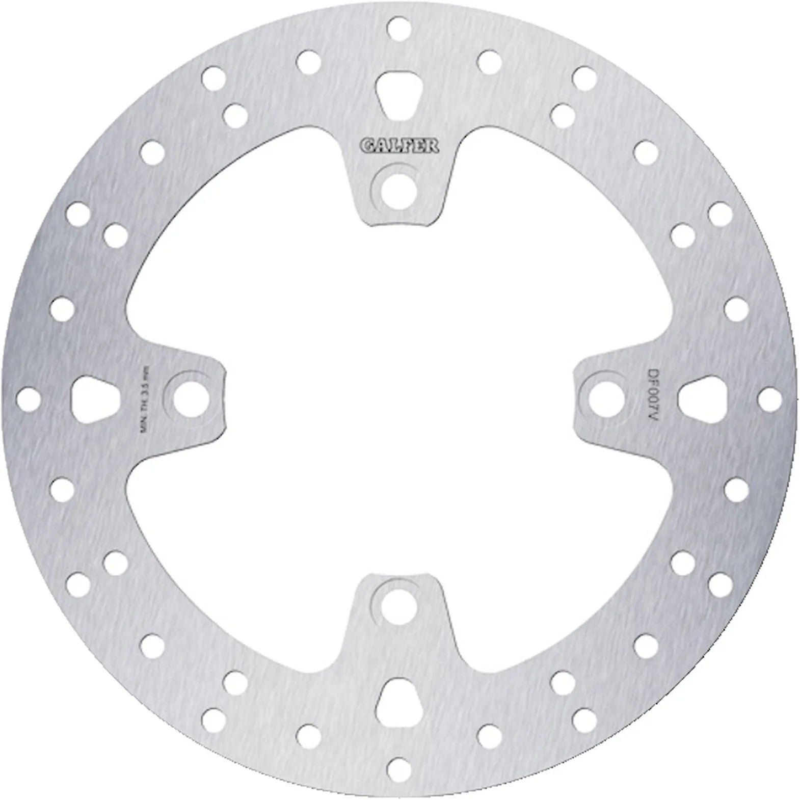 Disque De Frein Arrière Fixe Rond - Galfer Compatible Avec Cagiva Elefant 900 (1994)