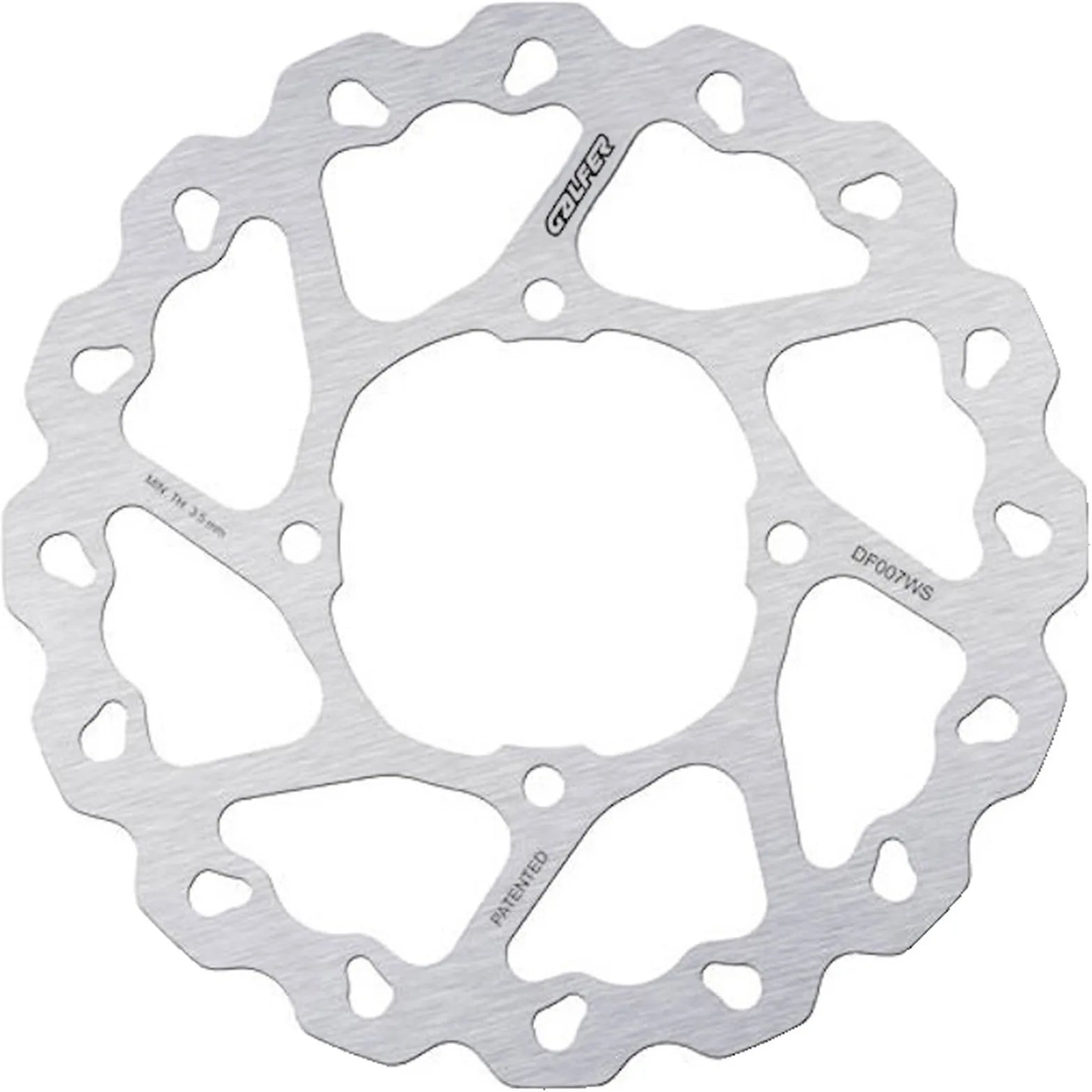 Disque De Frein Arrière Fixe Surdimensionné Wave - Galfer Compatible Avec Cagiva Elefant 750 (1994)