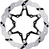 Front Floating Oversized Grooved Wave Brake Disc - Galfer Compatible With Hm Cre F 490 X (2007)