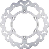 Front Fixed Wave Brake Disc - Galfer Compatible With Honda Ntv 650 Revere Hawk (1988-1990)