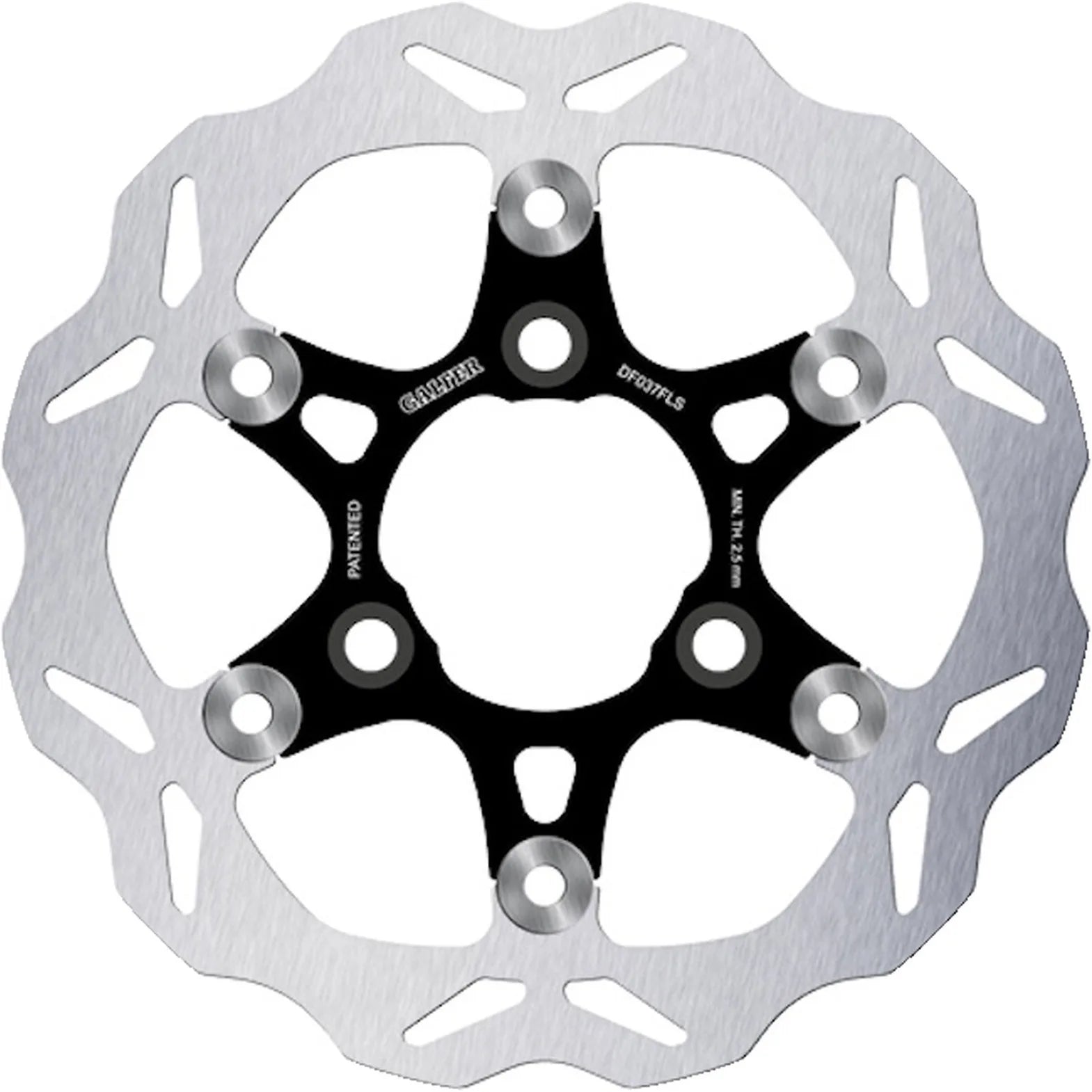 Front Floating Oversized Wave Brake Disc - Galfer Compatible With Pgo T-Rex 110 (1999)