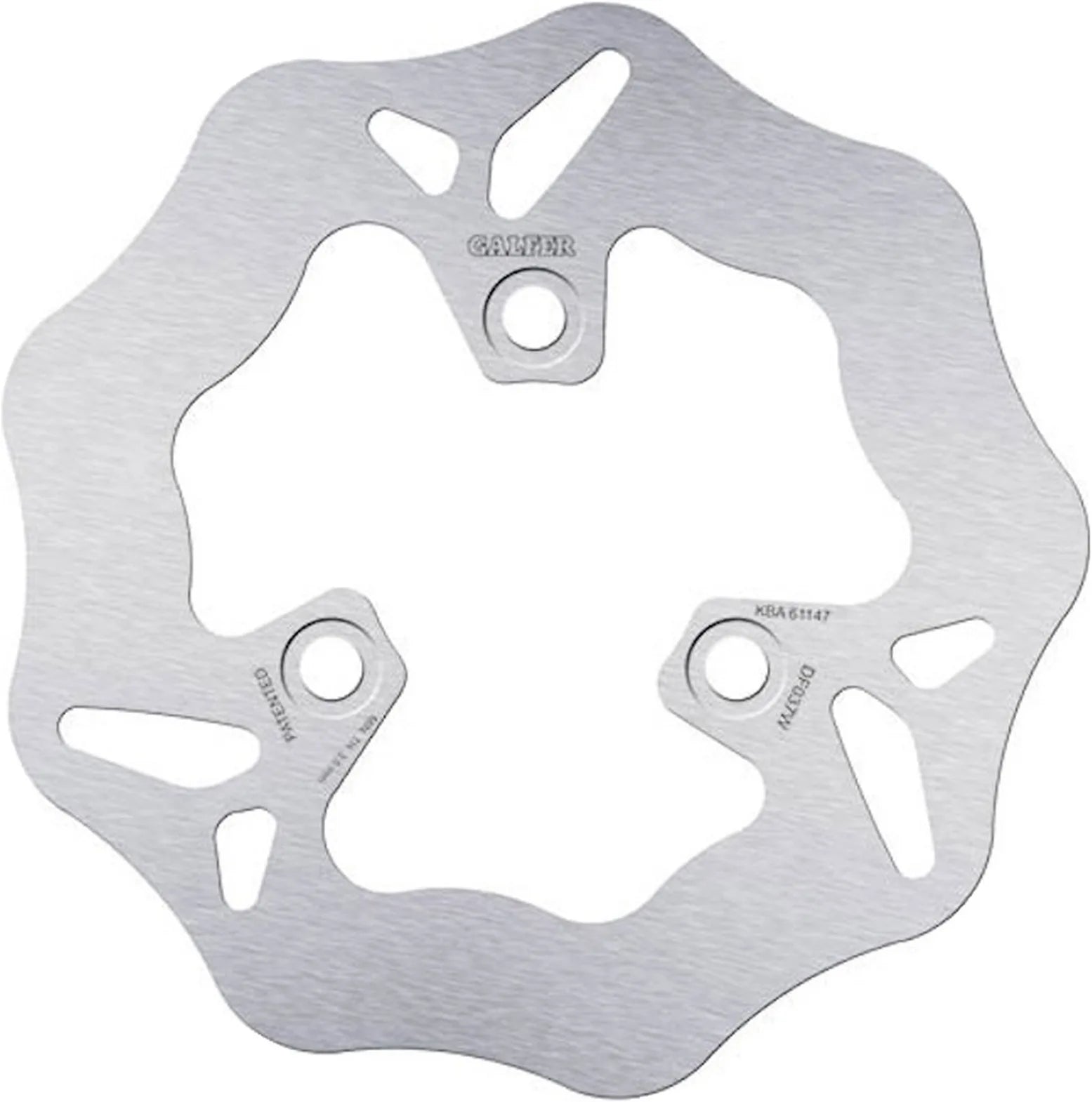 Front Fixed Wave Brake Disc - Galfer Compatible With Pgo Pms 50 (1999)