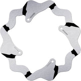 Rear Fixed Grooved Wave Brake Disc - Galfer Compatible With Hm Cr 250 Motard (2003)