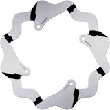 Disque De Frein Arrière Fixe Grooved Wave - Galfer Compatible Avec Hm Crm F 490 X (2007)
