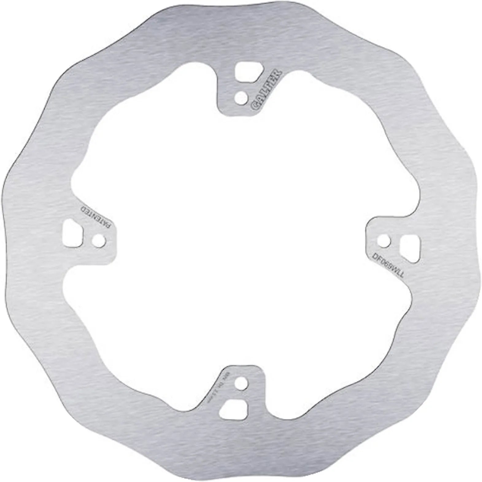 Disque De Frein Arrière Fixe Wave - Galfer Compatible Avec Hm Crm F 490 X (2007)