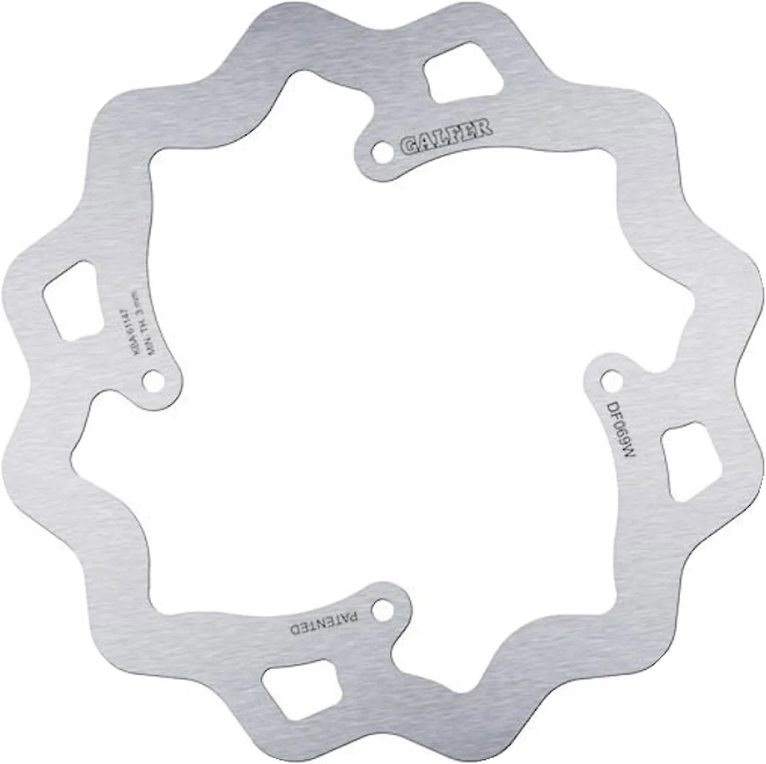 Disque De Frein Arrière Fixe Wave - Galfer Compatible Avec Hm Crf 450 R (2009)