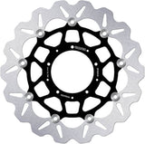 Front Floating Wave Brake Disc - Galfer Compatible With Honda Vfr 1200 Fa (2014)